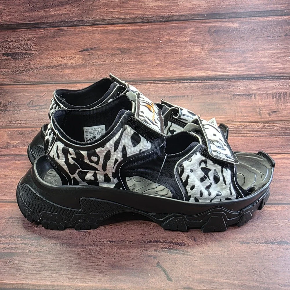 Adidas by Stella McCartney Hika Sandal CA Animal Print Platform IF1797 Womens 8